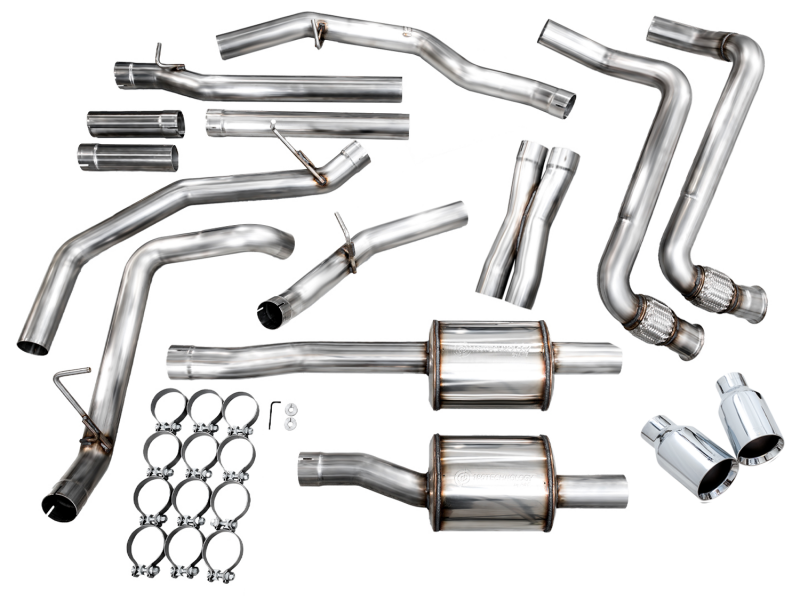 RAM 1500 Performance Exhaust - AWE Tuning - 0FG Catback Touring - Chrome Silver - `25-`27